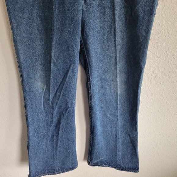 Vintage Levi’s 517 Orange Tab 80s Boot Cut Flare Jeans Size 36X30 - Picture 7 of 8